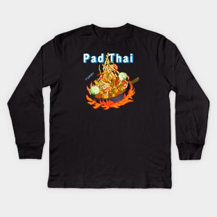 Pad Thai Design by Bankcup Kids Long Sleeve T-Shirt